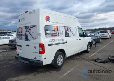 2018 Nissan Nv Cargo Nv2500 Hd Sv V6 z USA, uszkodzony, nr VIN 1N6BF0LY8JN812219